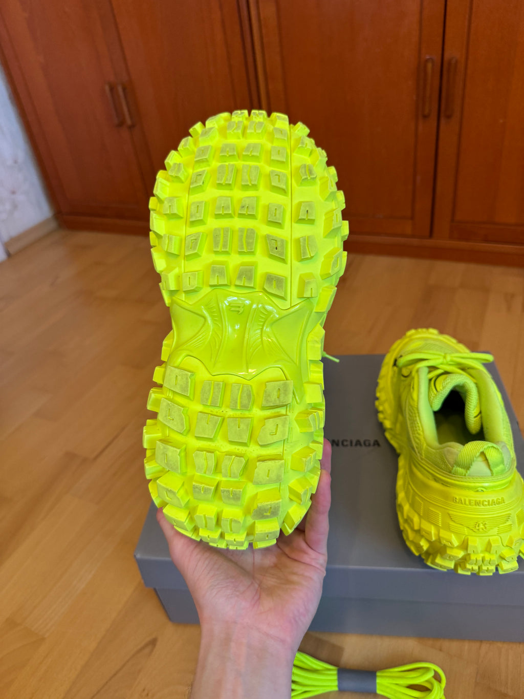 Balenciaga Defender Neon Yellow