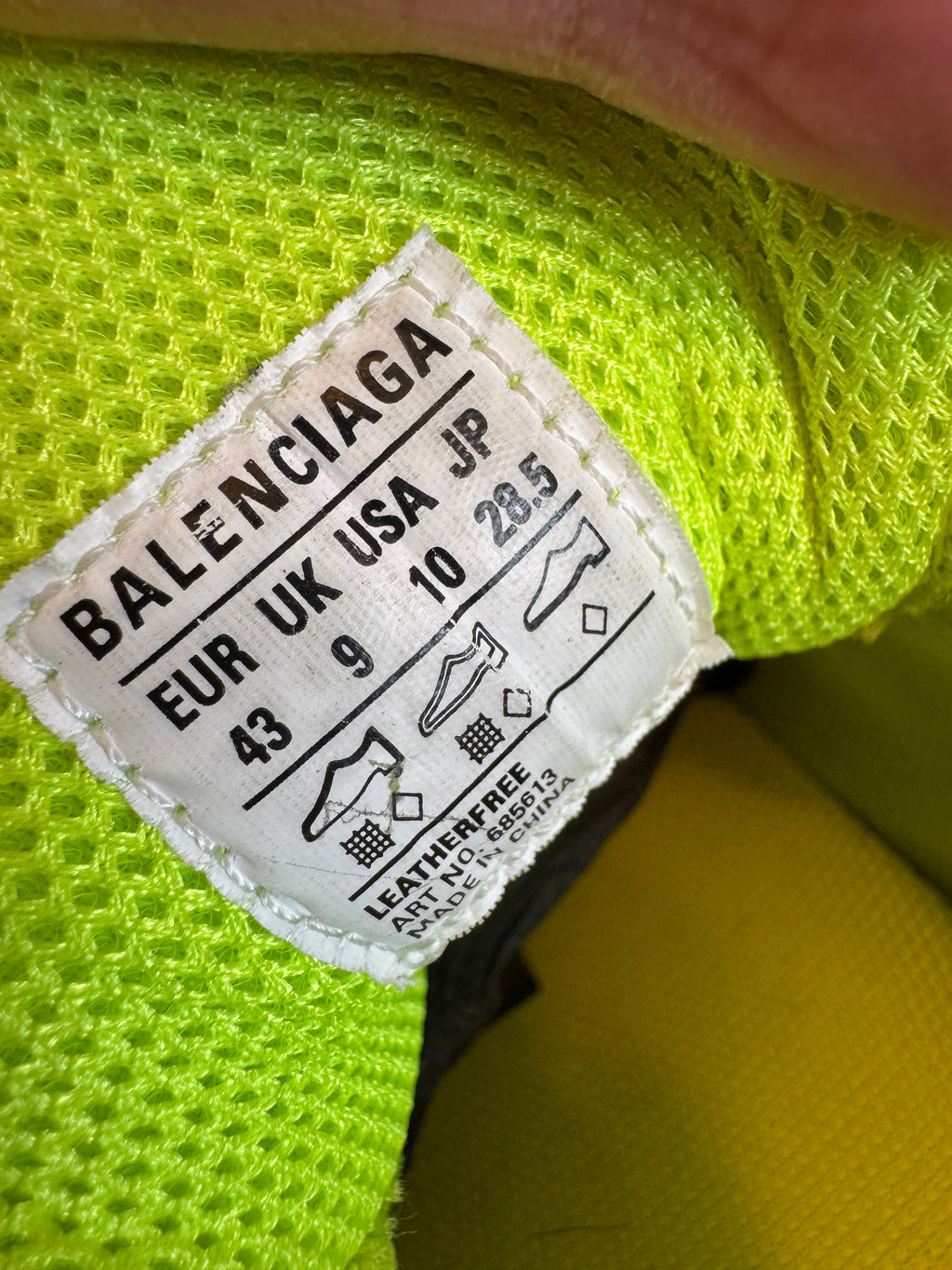 Balenciaga Defender Neon Yellow