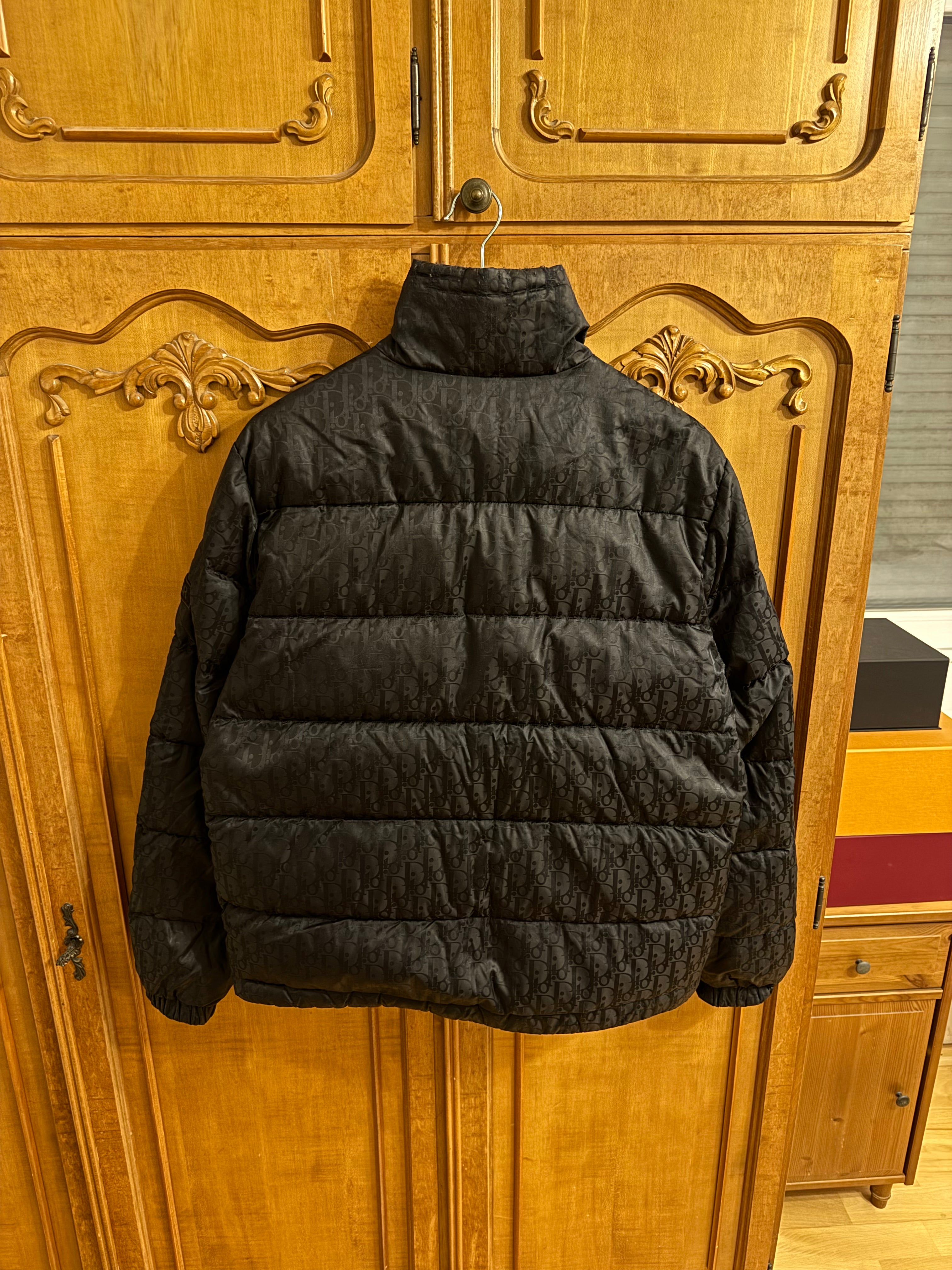Dior Oblique Puffer Jacket Black