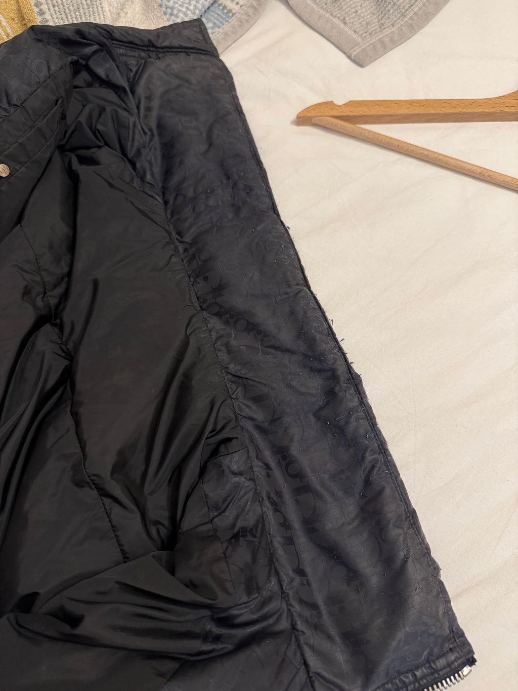 Dior Oblique Puffer Jacket Black