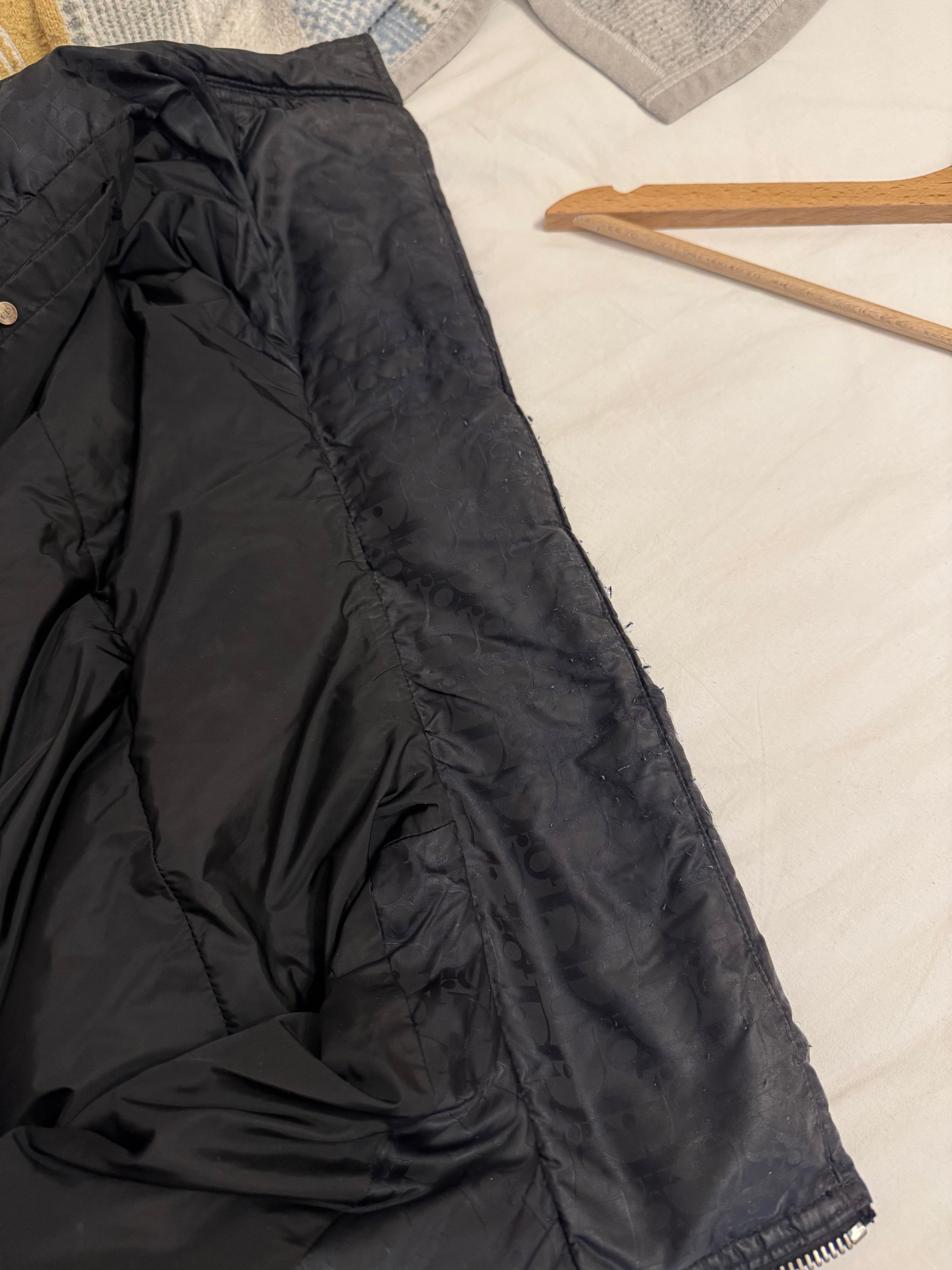 Dior Oblique Puffer Jacket Black