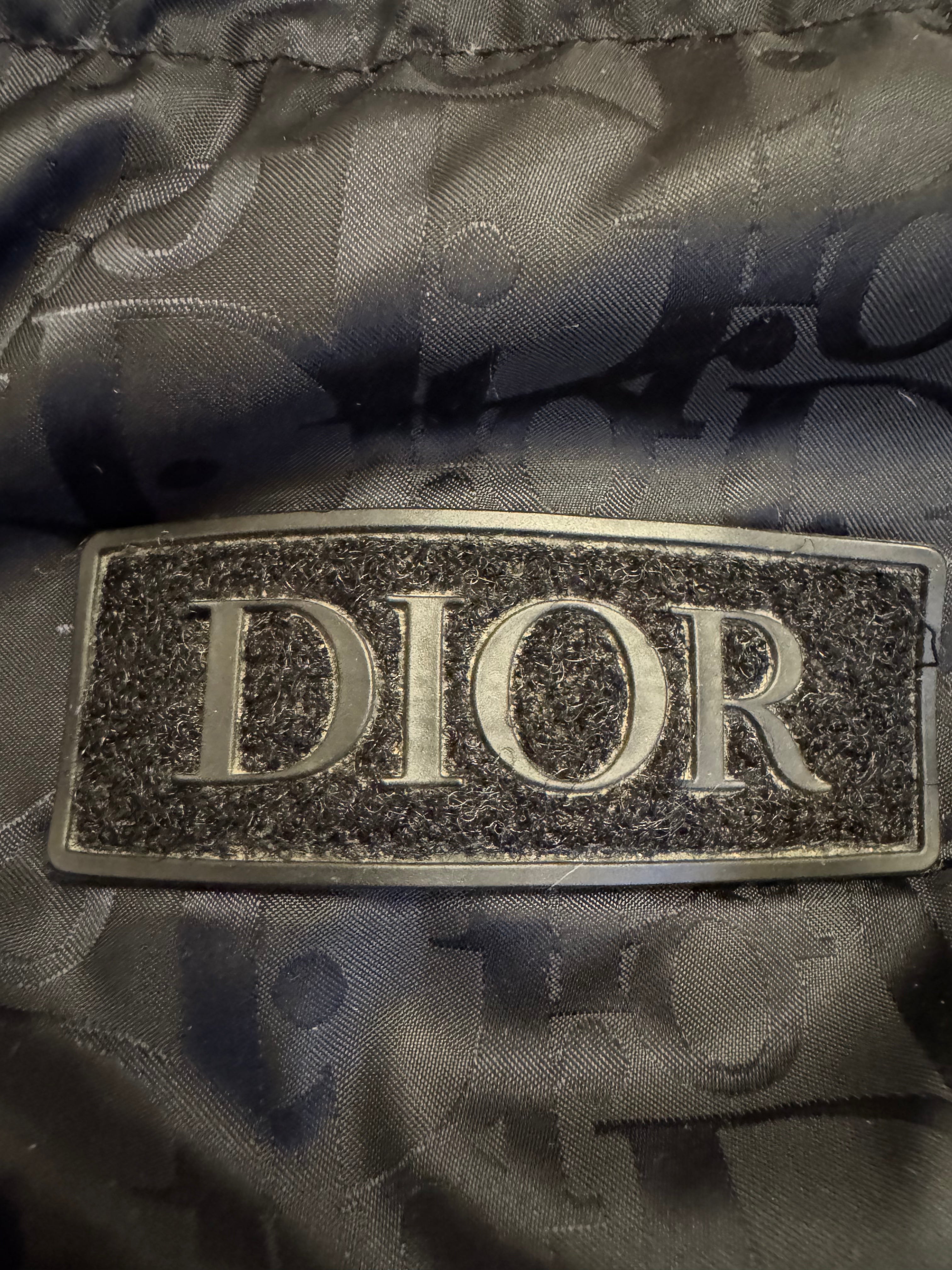 Dior Oblique Puffer Jacket Black