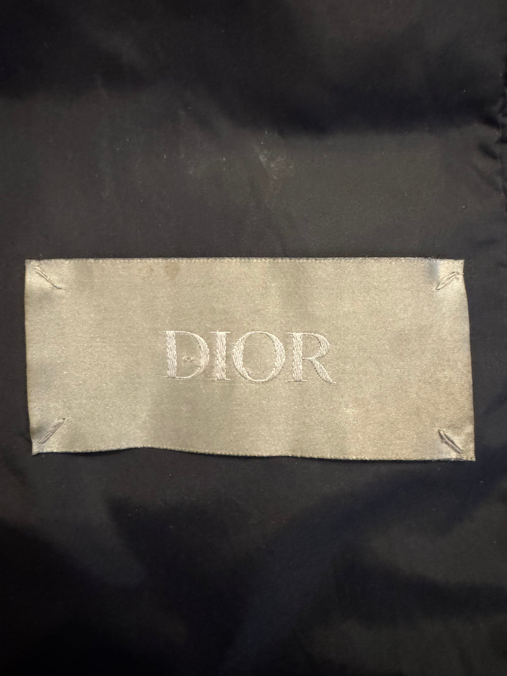Dior Oblique Puffer Jacket Black