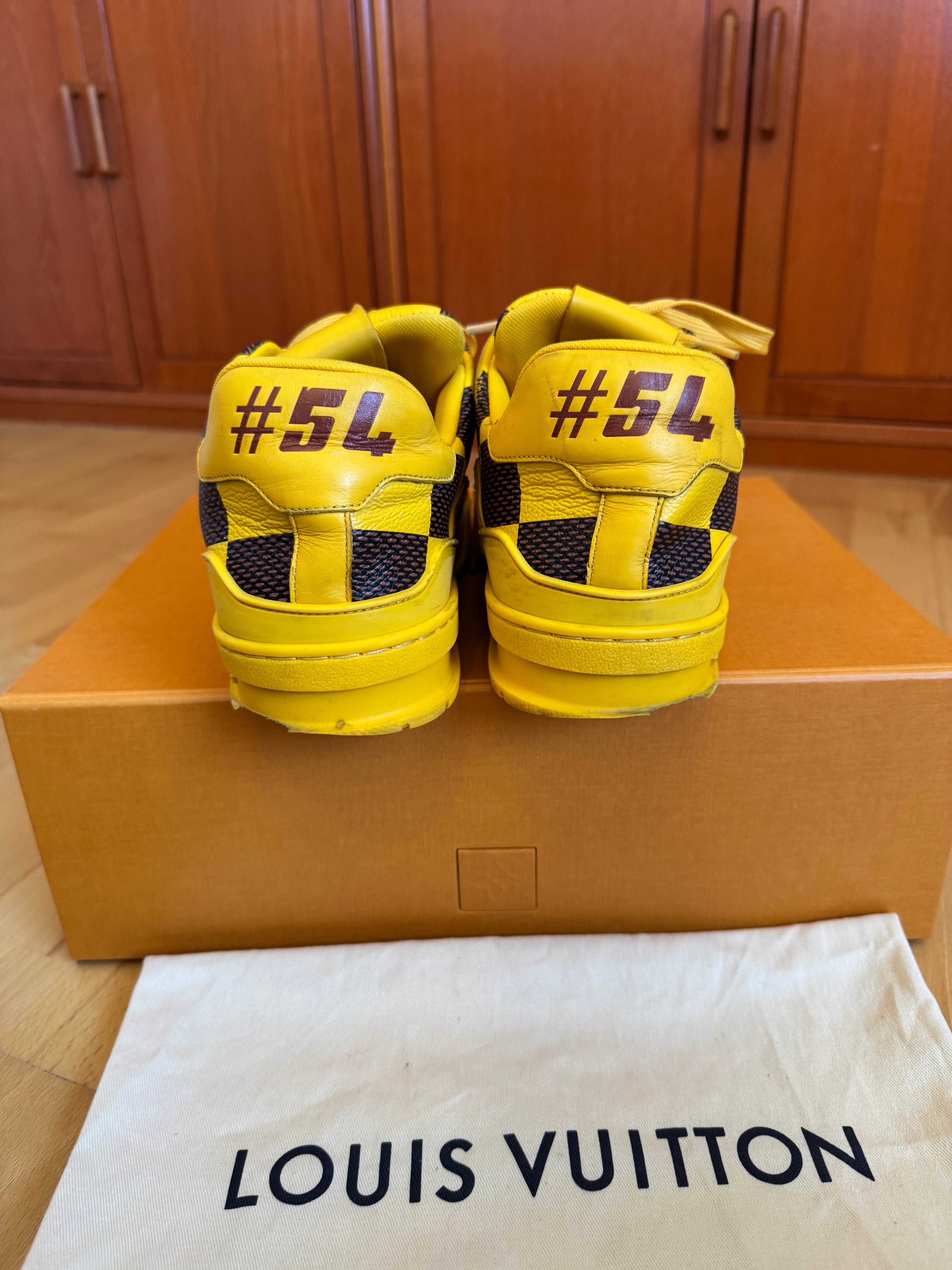 Louis Vuitton LV Trainer Yellow Damier by Pharrell