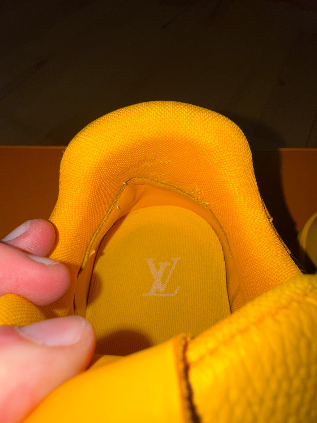 Louis Vuitton LV Trainer Yellow Damier by Pharrell