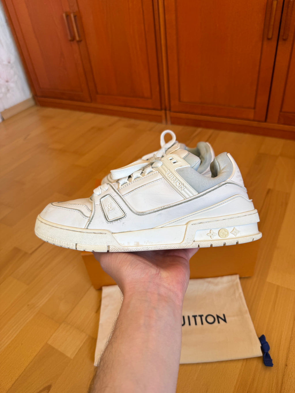 Louis Vuitton LV Trainer Triple White