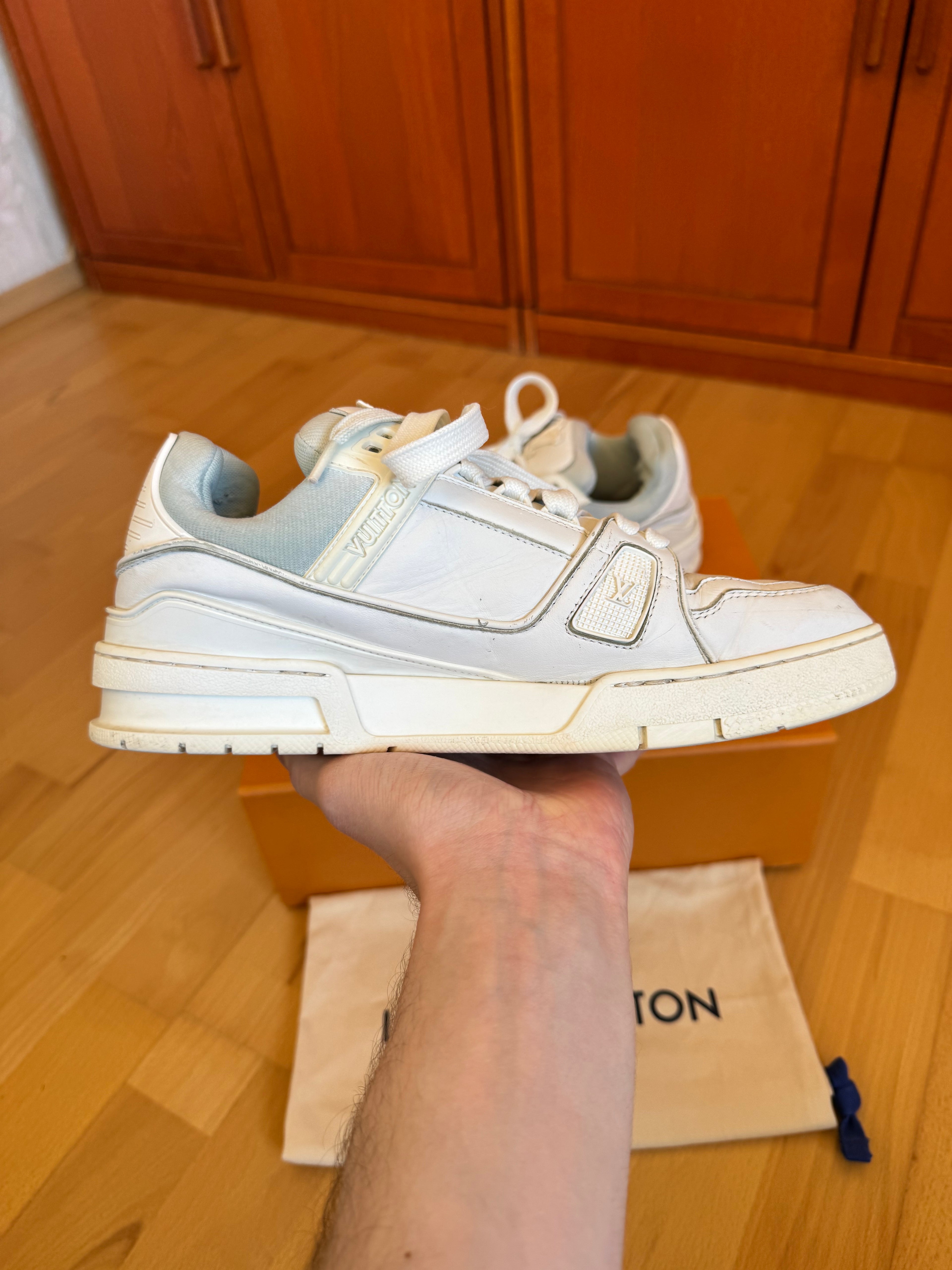 Louis Vuitton LV Trainer Triple White