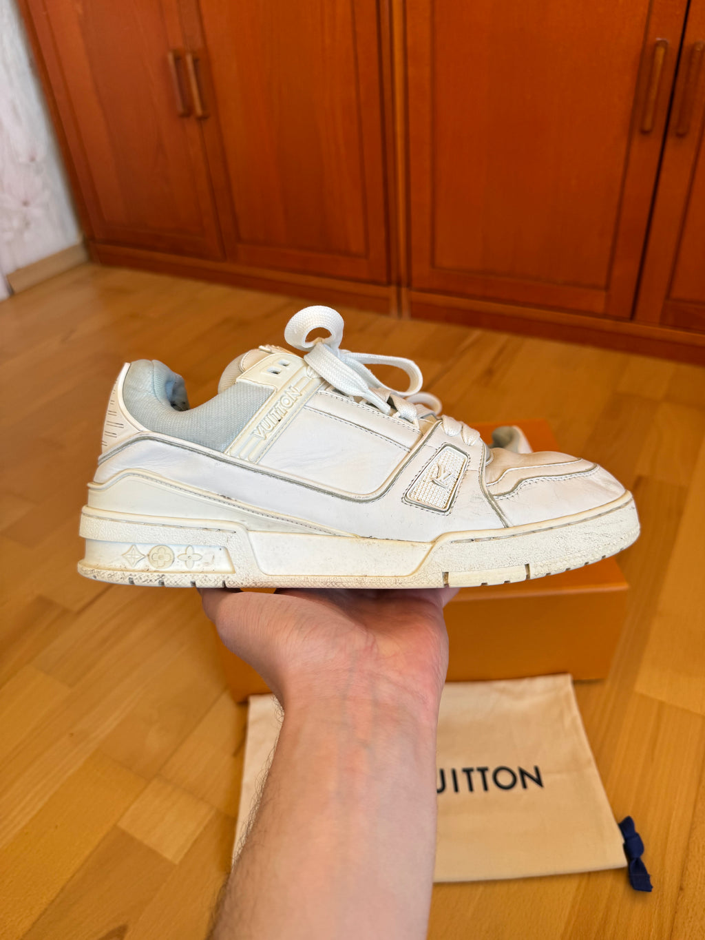 Louis Vuitton LV Trainer Triple White