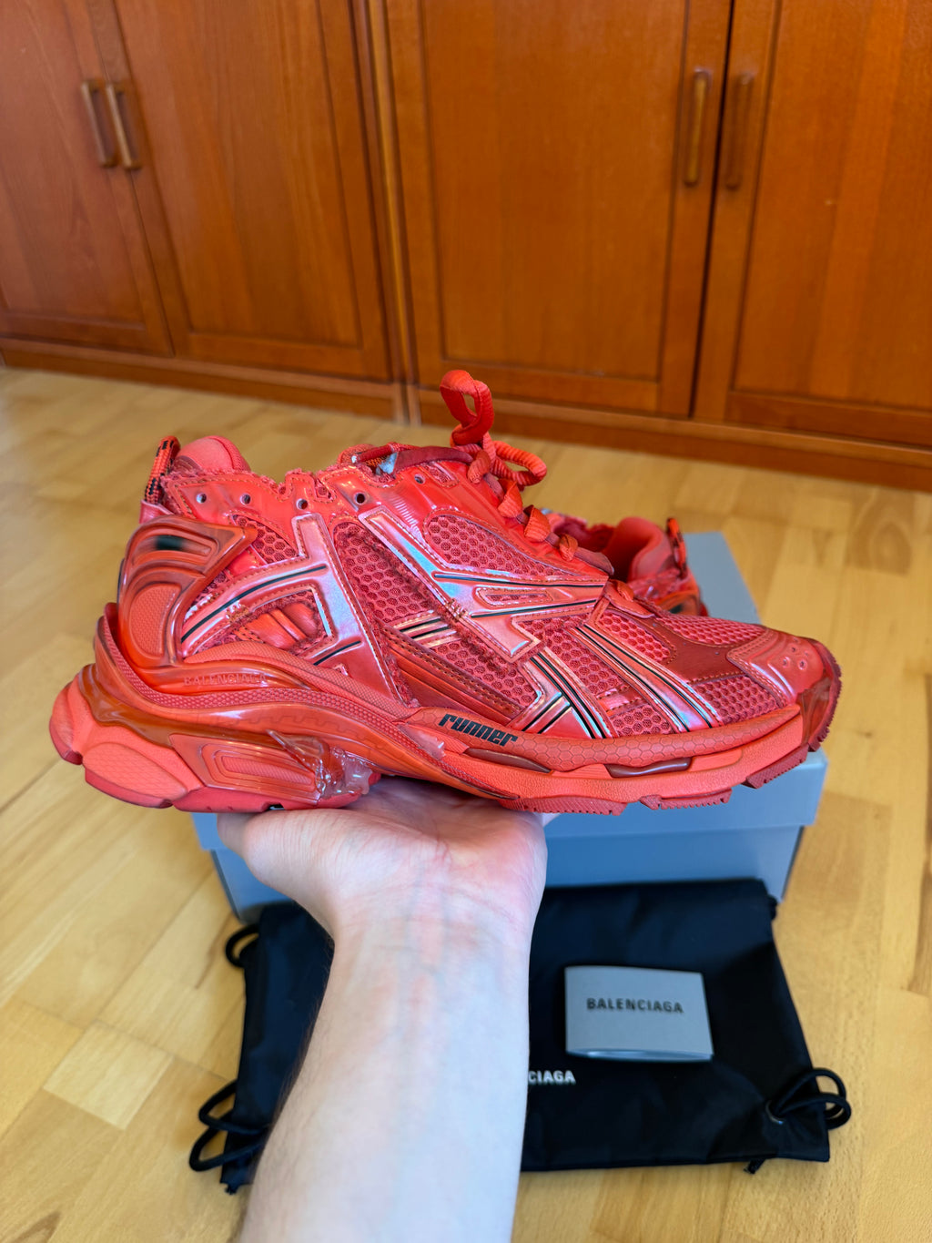 Balenciaga Runner Triple Red