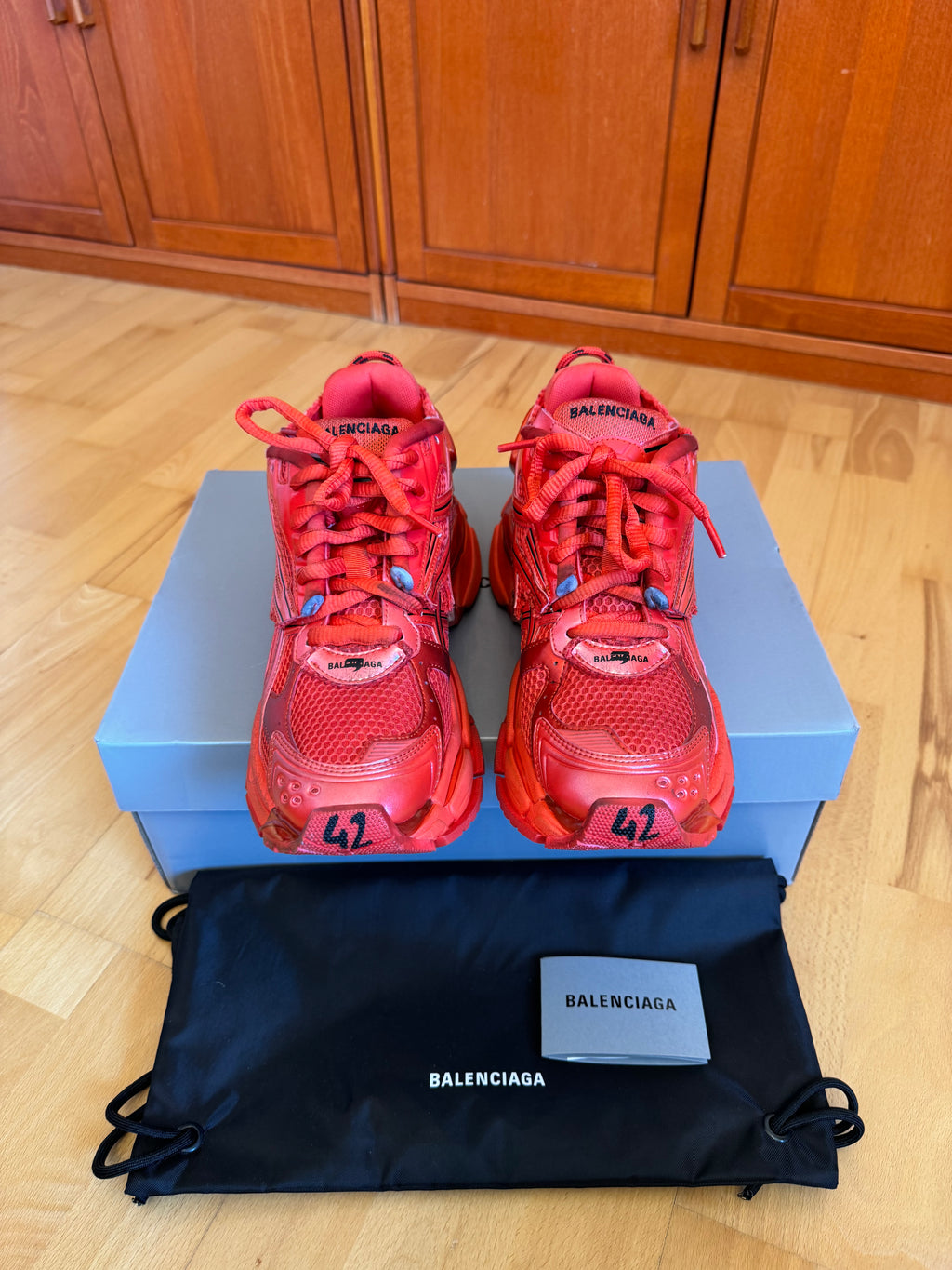 Balenciaga Runner Triple Red