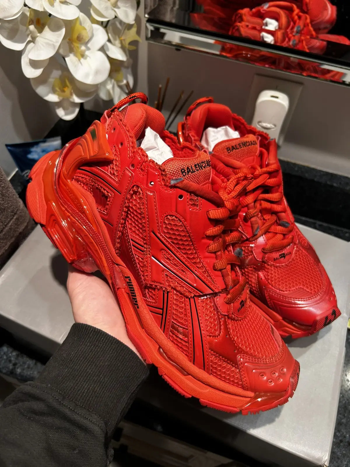 Balenciaga Runner Triple Red