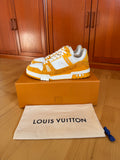 Louis Vuitton LV Trainer Orange Denim