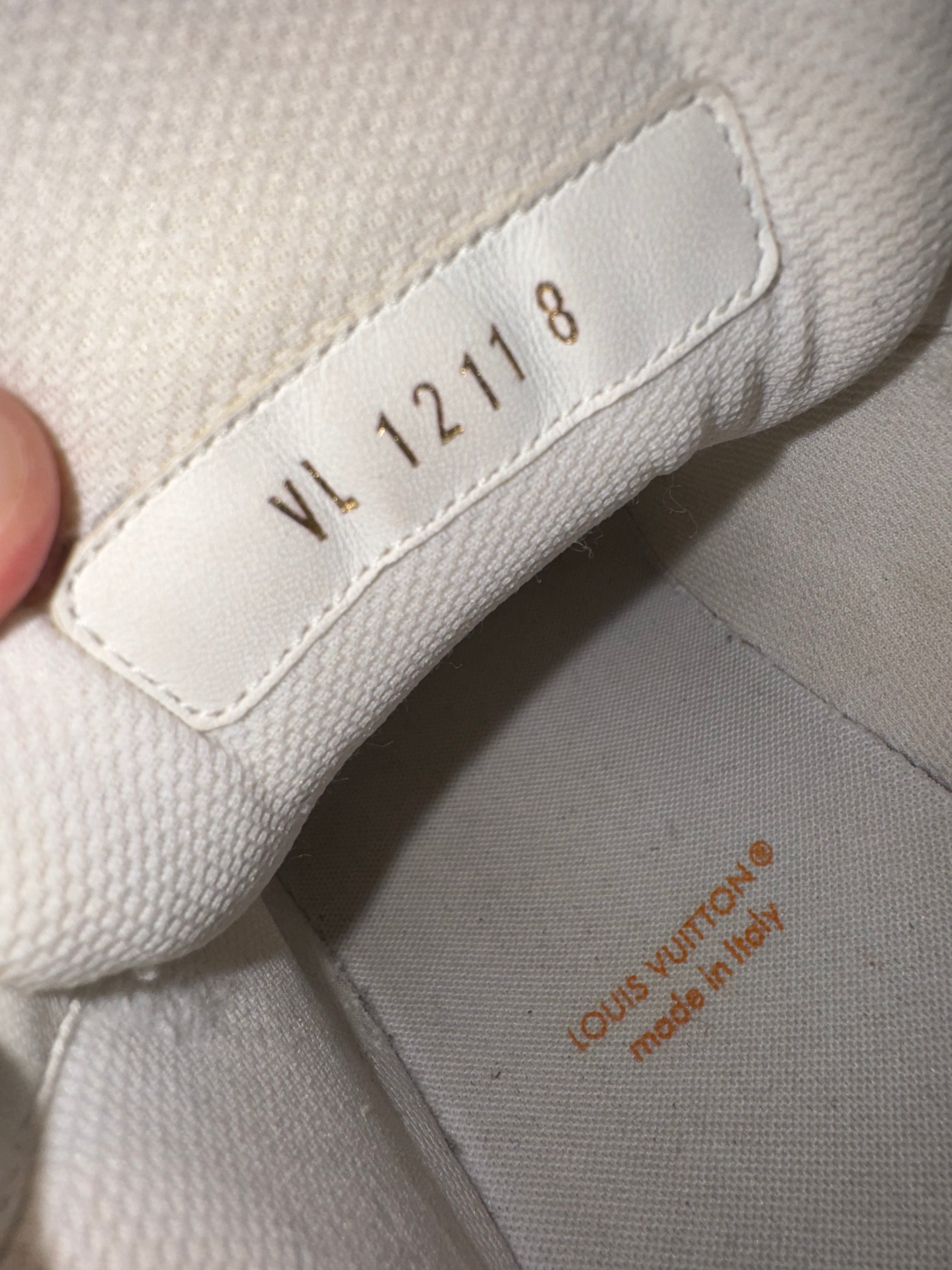 Louis Vuitton LV Trainer Orange Denim