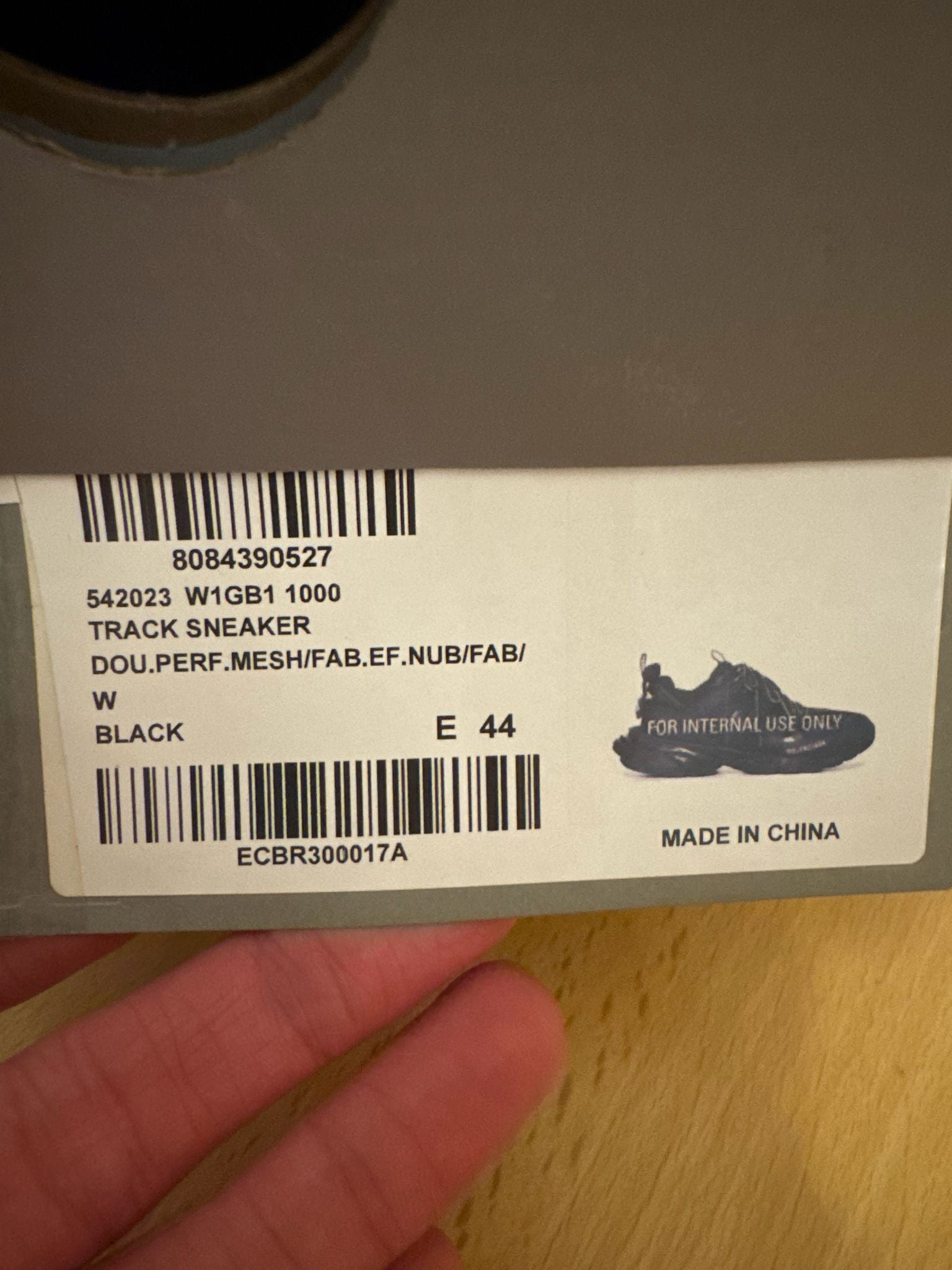 Balenciaga Track Triple Black